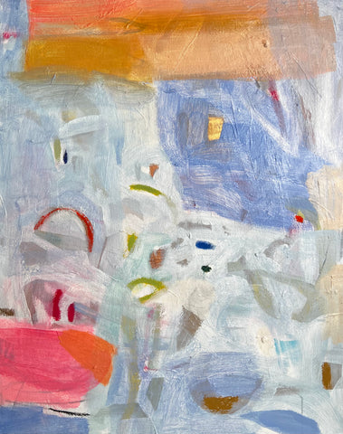 Abstract Expressionist Painting - Title: It’s the Little Things