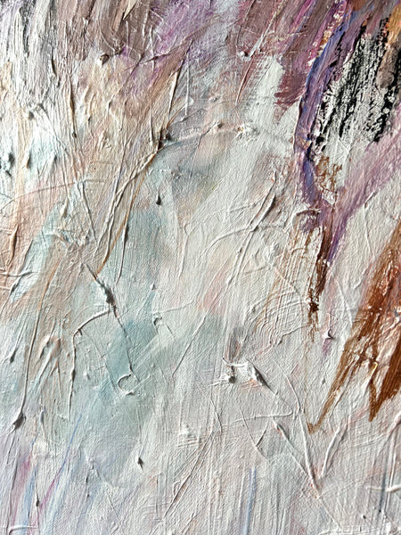 Abstract expressionist painting by Brenna Giessen
